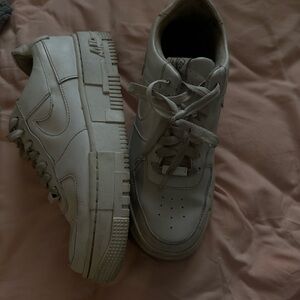 Nike Women's Platform Shoes - Gray